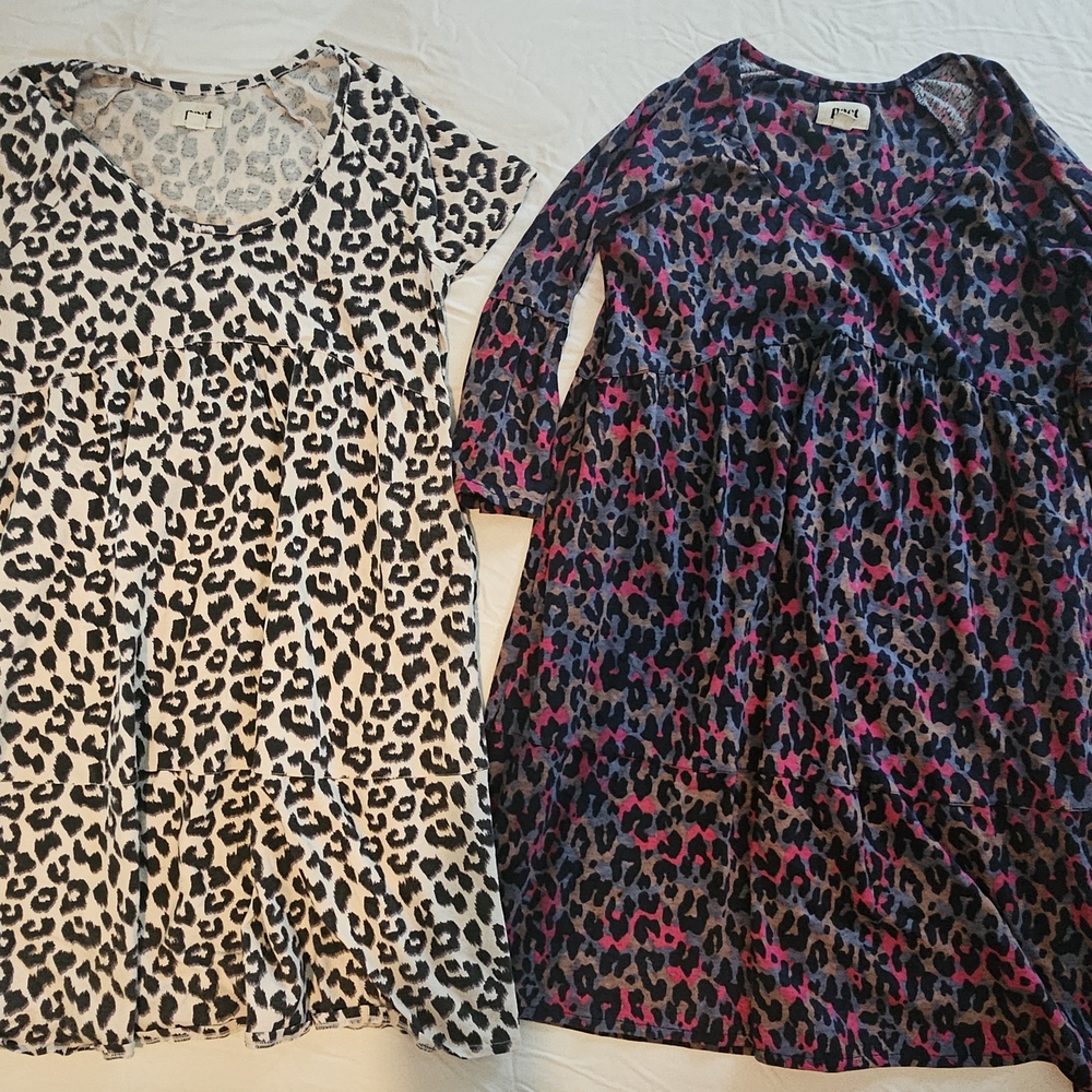 Leopard Print Kids Dress Set